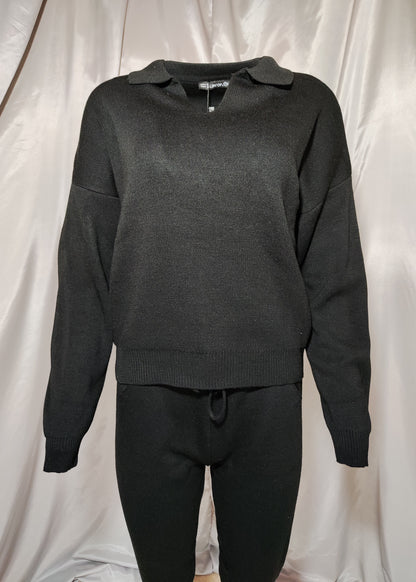 Crni pleteni komplet – Twin Set