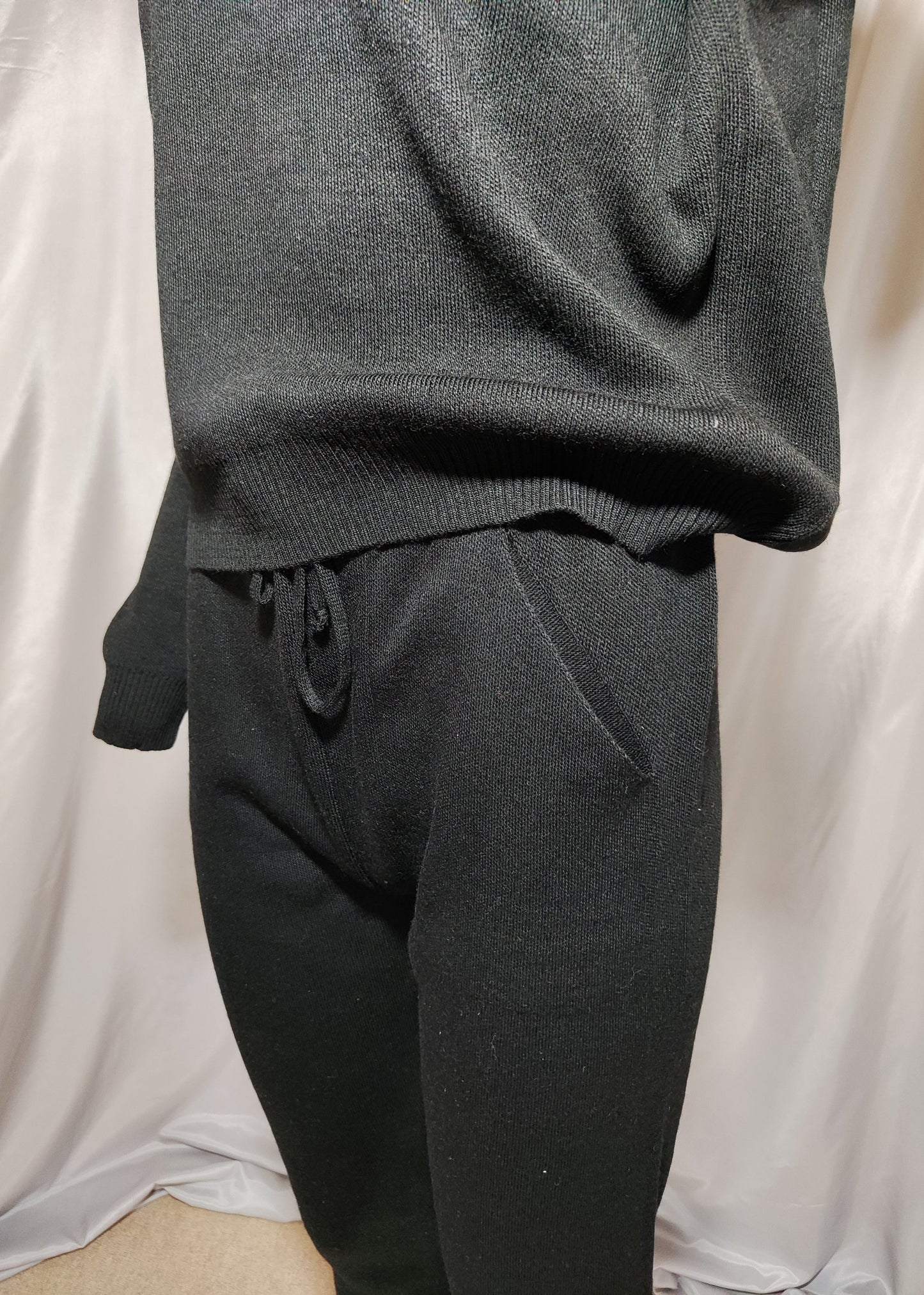 Crni pleteni komplet – Twin Set