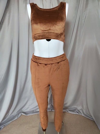 Smeđi komplet od 3 dijela